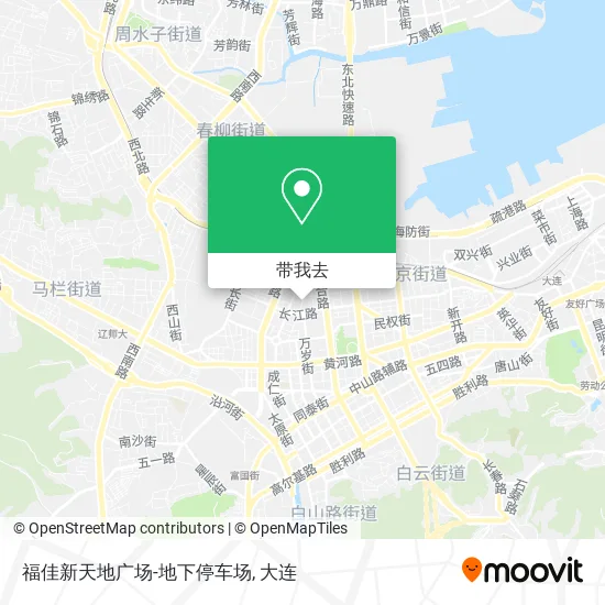 福佳新天地广场-地下停车场地图