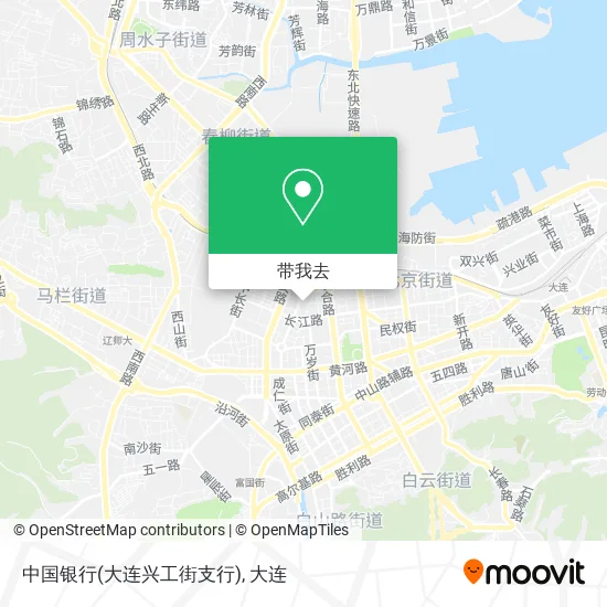 中国银行(大连兴工街支行)地图