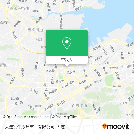 大连宏伟液压重工有限公司地图