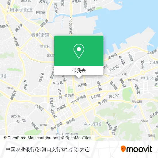 中国农业银行(沙河口支行营业部)地图