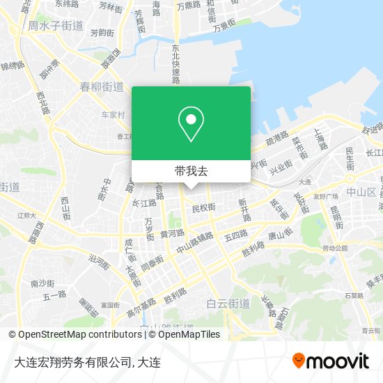 大连宏翔劳务有限公司地图