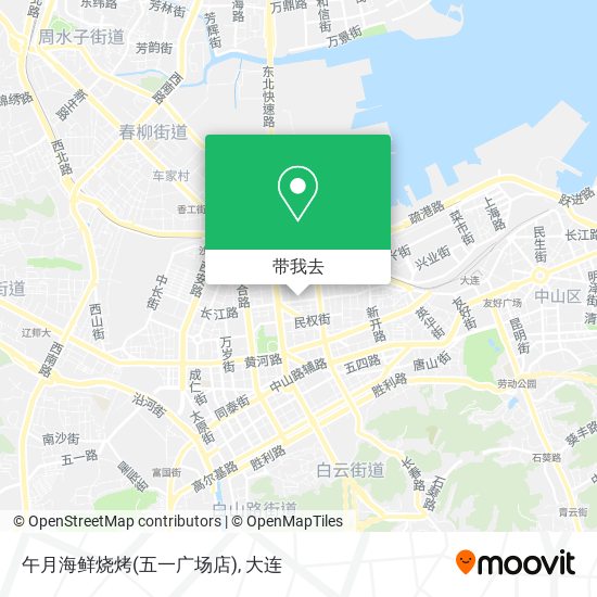 午月海鲜烧烤(五一广场店)地图