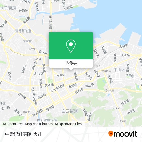 中爱眼科医院地图