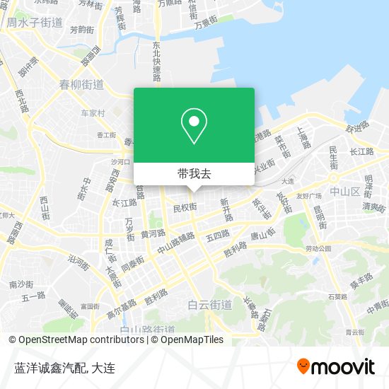 蓝洋诚鑫汽配地图