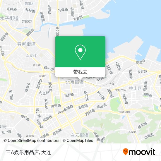 三A娱乐用品店地图