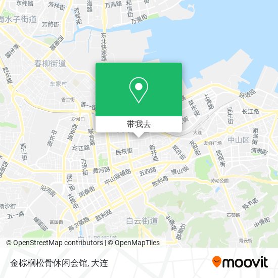 金棕榈松骨休闲会馆地图