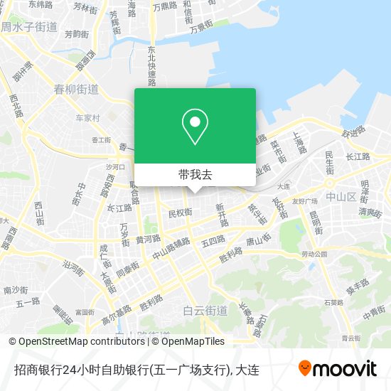 招商银行24小时自助银行(五一广场支行)地图