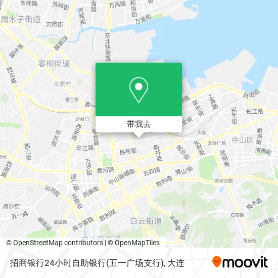 招商银行24小时自助银行(五一广场支行)地图