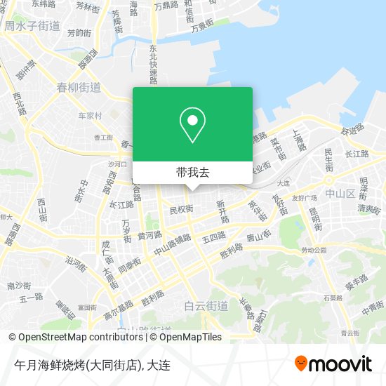 午月海鲜烧烤(大同街店)地图