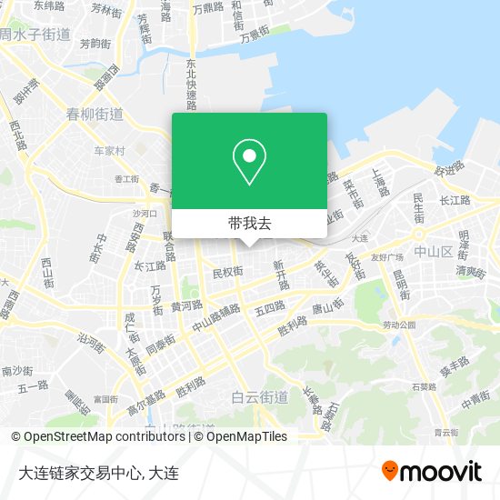 大连链家交易中心地图