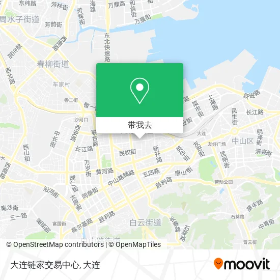 大连链家交易中心地图
