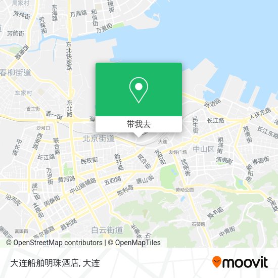 大连船舶明珠酒店地图