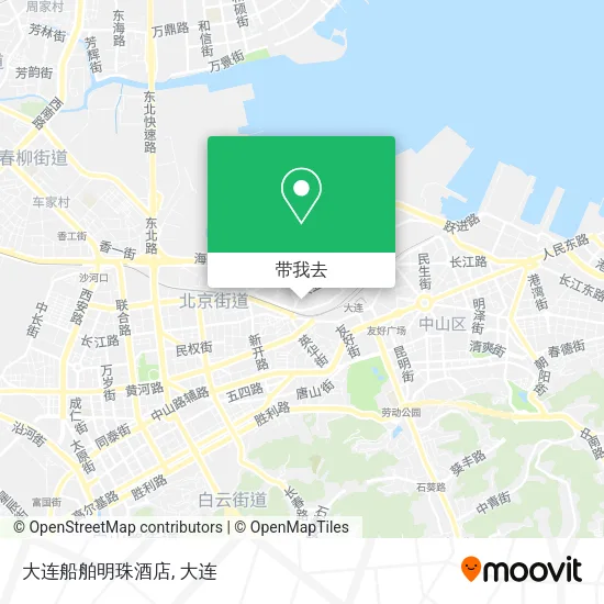 大连船舶明珠酒店地图
