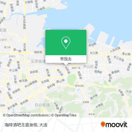咖啡酒吧主题旅馆地图