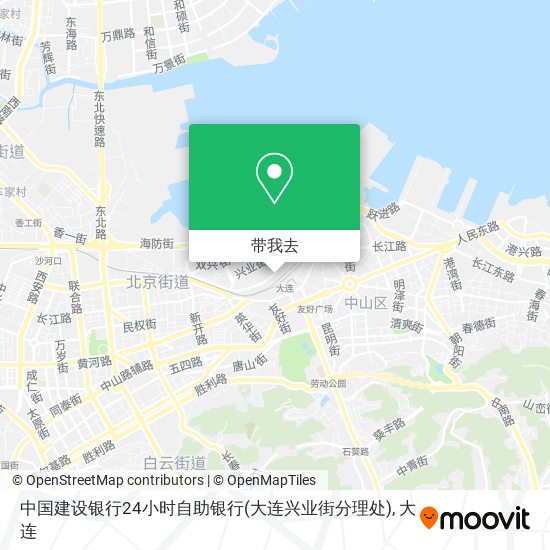 中国建设银行24小时自助银行(大连兴业街分理处)地图