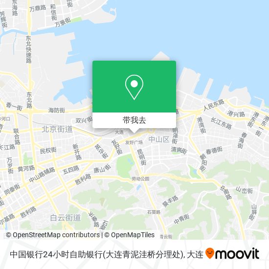 中国银行24小时自助银行(大连青泥洼桥分理处)地图
