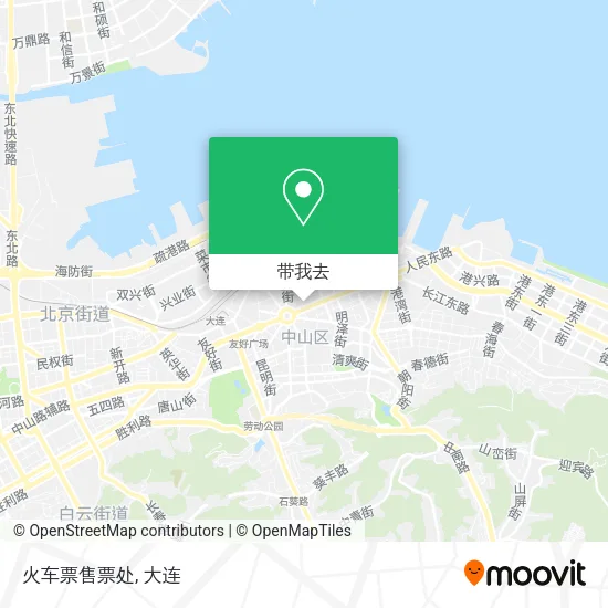 火车票售票处地图