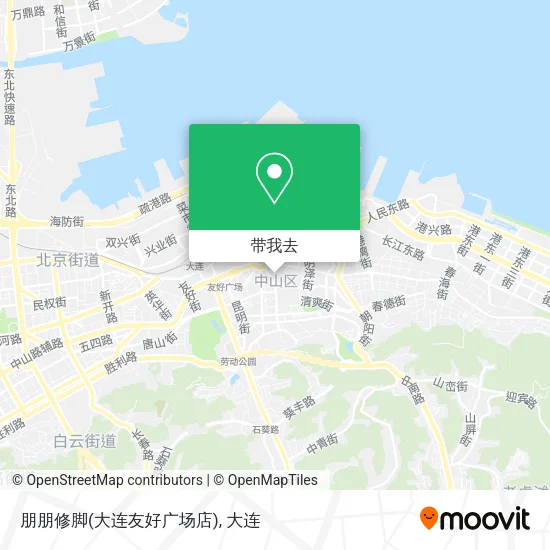 朋朋修脚(大连友好广场店)地图