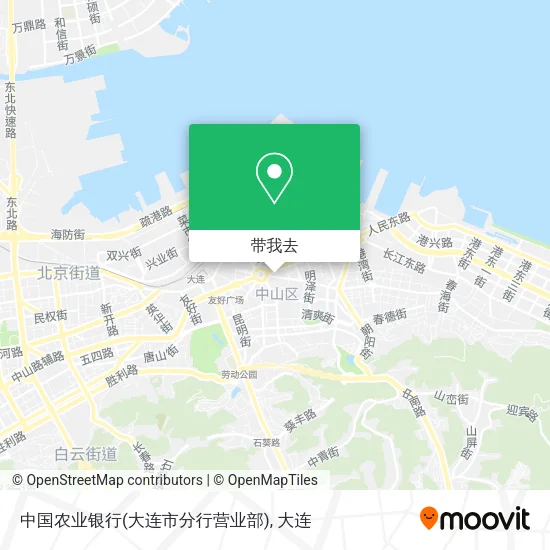 中国农业银行(大连市分行营业部)地图