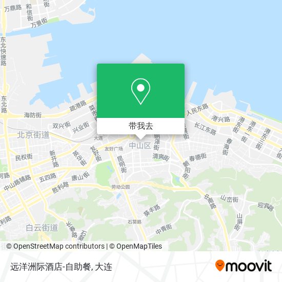 远洋洲际酒店-自助餐地图