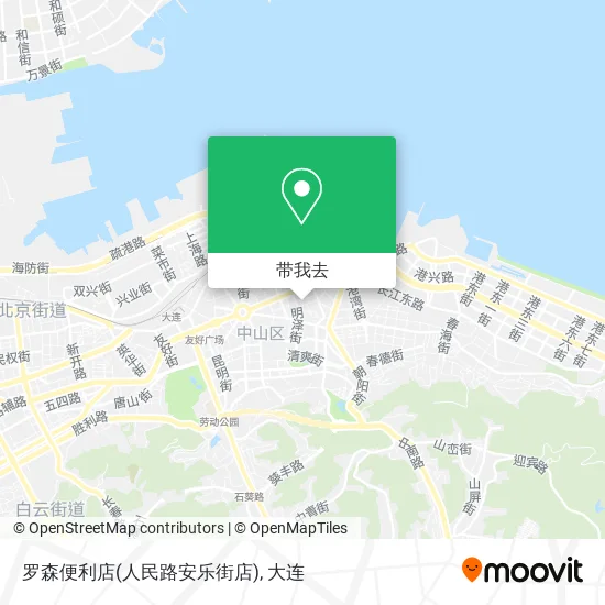 罗森便利店(人民路安乐街店)地图