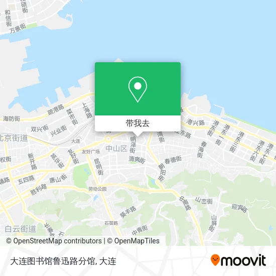 大连图书馆鲁迅路分馆地图