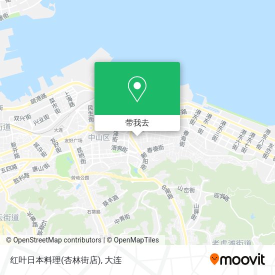 红叶日本料理(杏林街店)地图