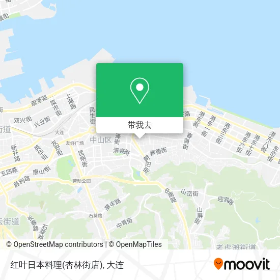红叶日本料理(杏林街店)地图