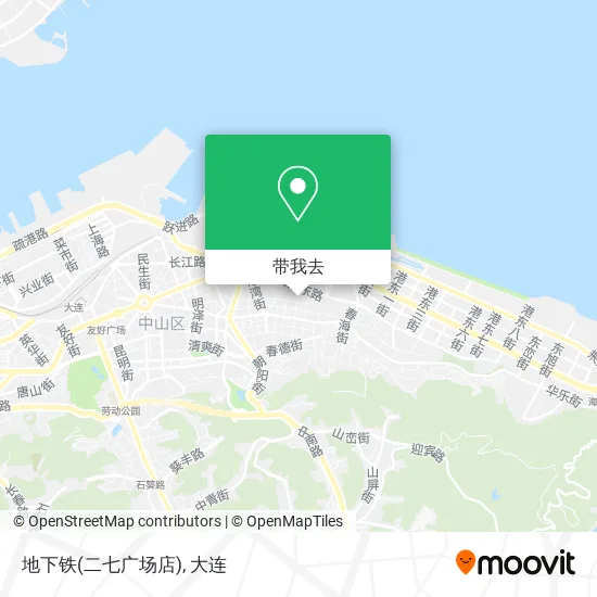 地下铁(二七广场店)地图