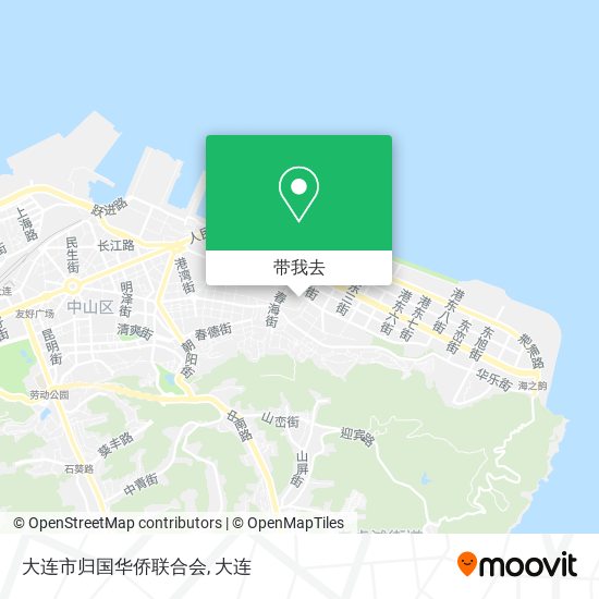 大连市归国华侨联合会地图