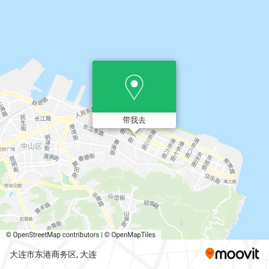 大连市东港商务区地图