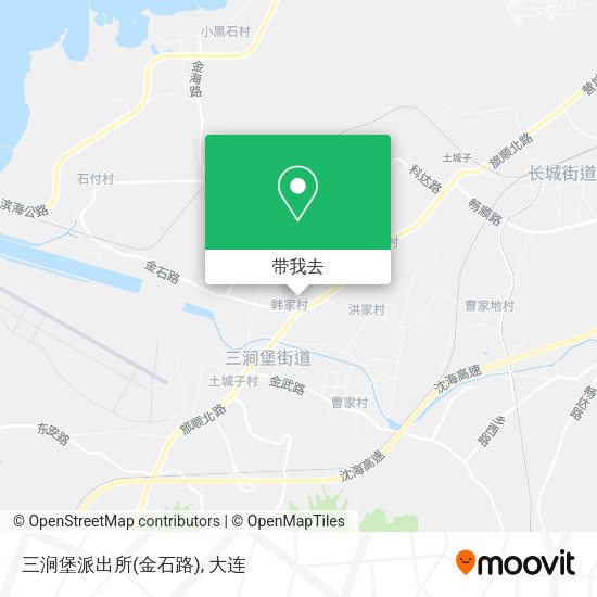 三涧堡派出所(金石路)地图