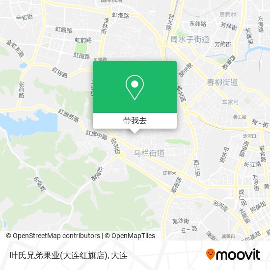 叶氏兄弟果业(大连红旗店)地图