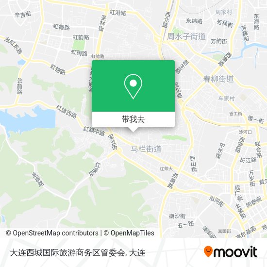 大连西城国际旅游商务区管委会地图
