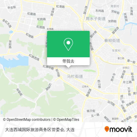 大连西城国际旅游商务区管委会地图
