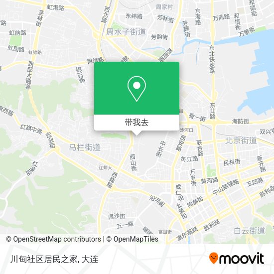 川甸社区居民之家地图