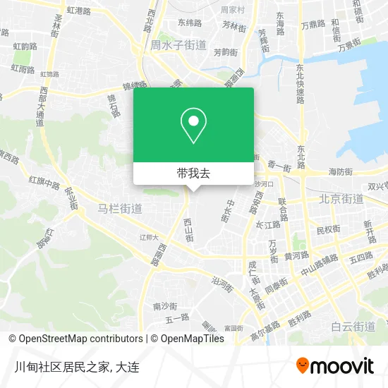 川甸社区居民之家地图