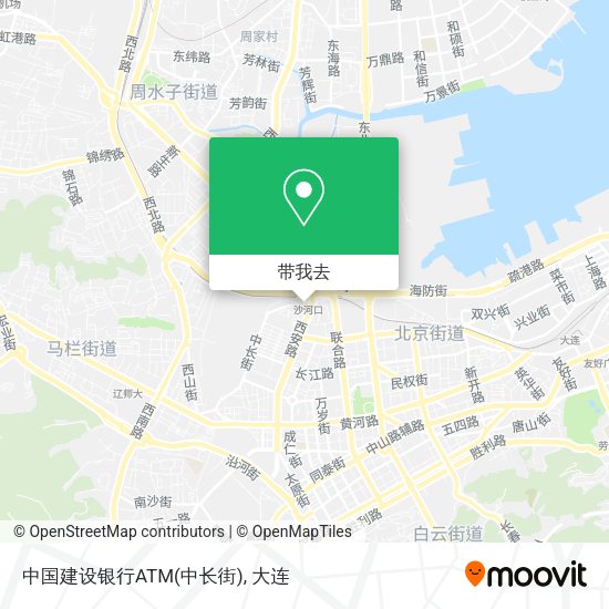 中国建设银行ATM(中长街)地图
