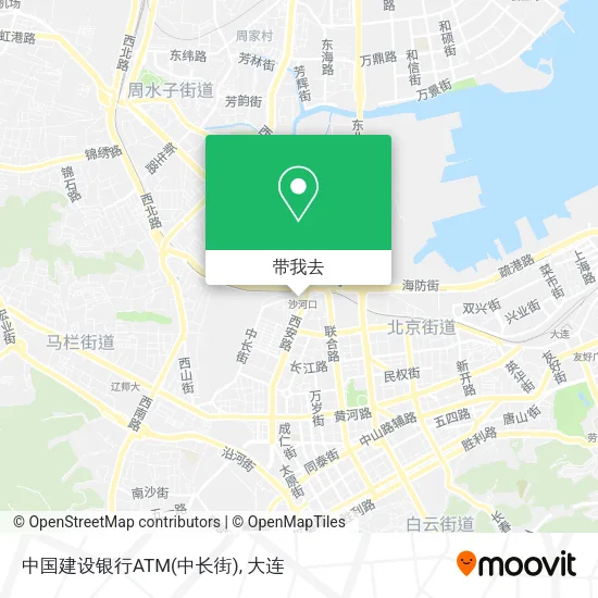 中国建设银行ATM(中长街)地图