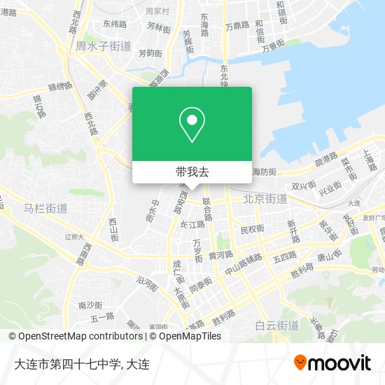 大连市第四十七中学地图