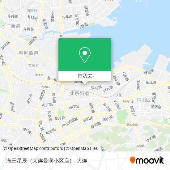 海王星辰（大连景润小区店）地图