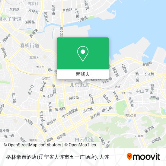 格林豪泰酒店(辽宁省大连市五一广场店)地图