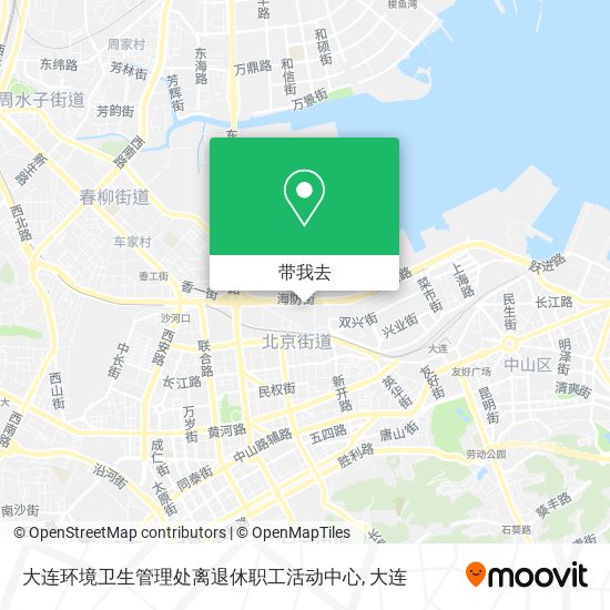 大连环境卫生管理处离退休职工活动中心地图
