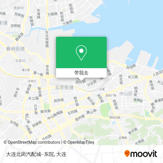 大连北岗汽配城-·东院地图