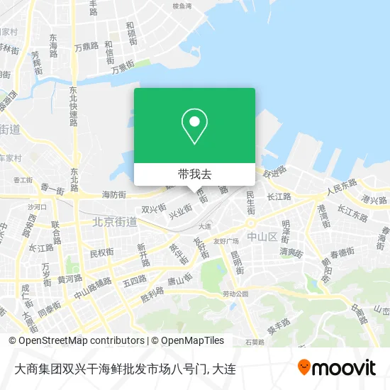 大商集团双兴干海鲜批发市场八号门地图