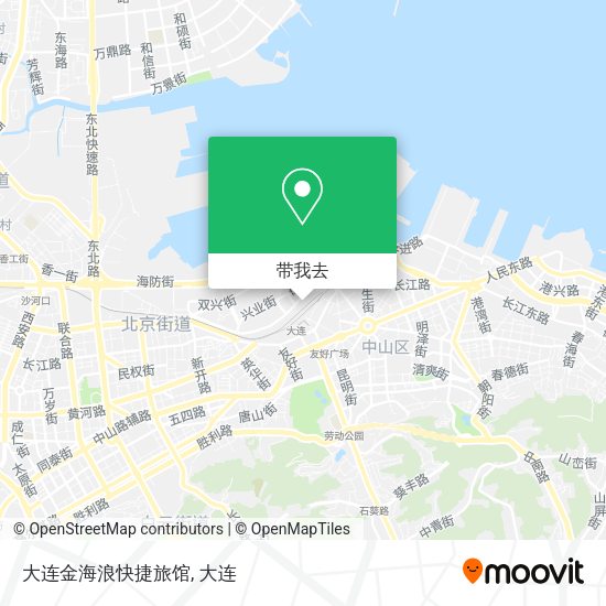 大连金海浪快捷旅馆地图