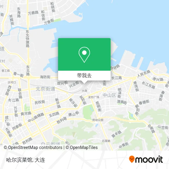 哈尔滨菜馆地图