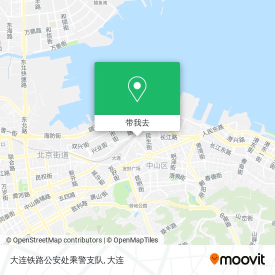 大连铁路公安处乘警支队地图