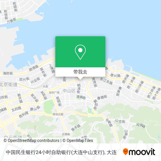 中国民生银行24小时自助银行(大连中山支行)地图