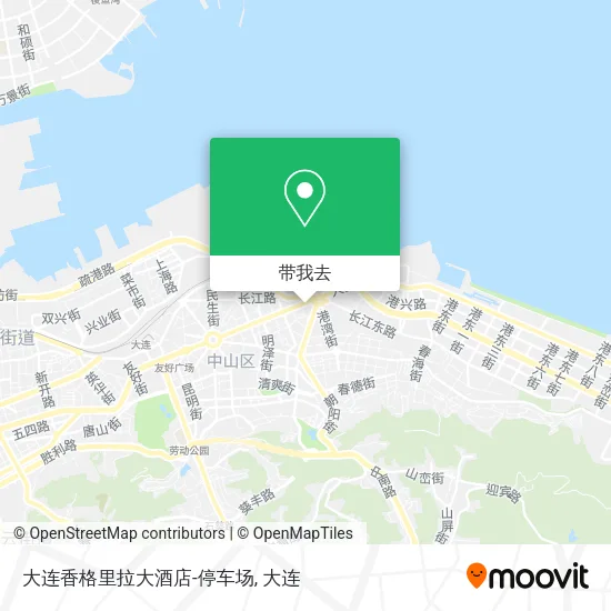 大连香格里拉大酒店-停车场地图